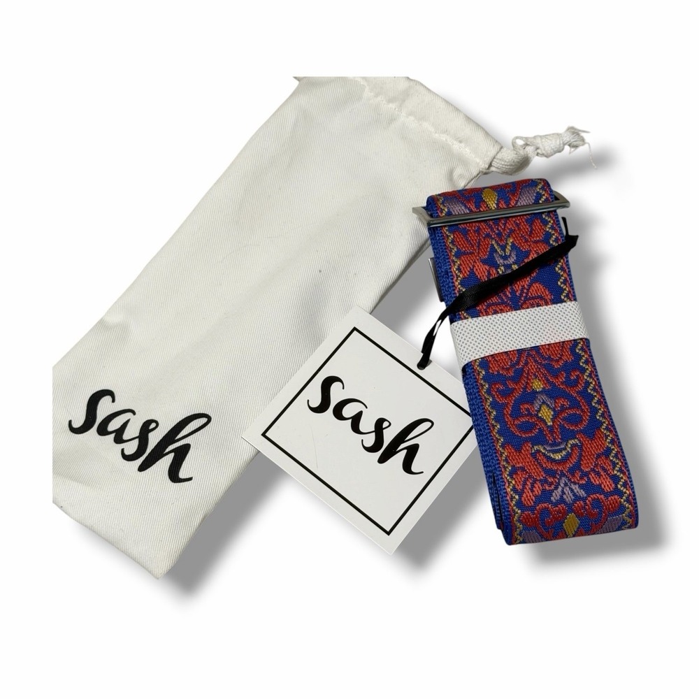 Sash Accessory Red Blue Floral Patterned Replacement Bag Strap New